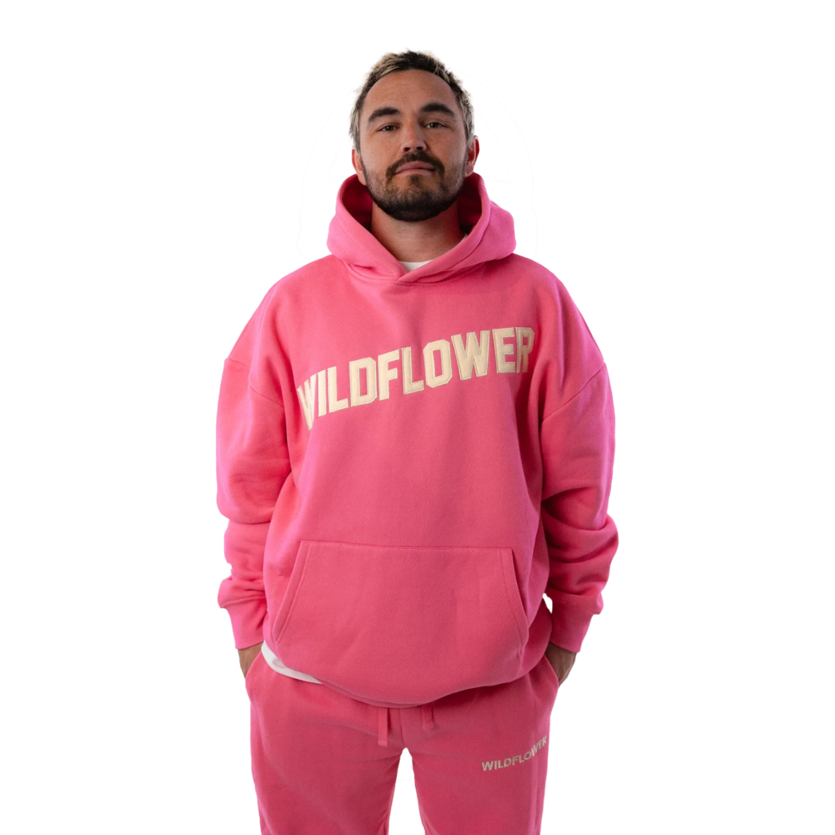 Wildflower Varsity Hoodie | Pink