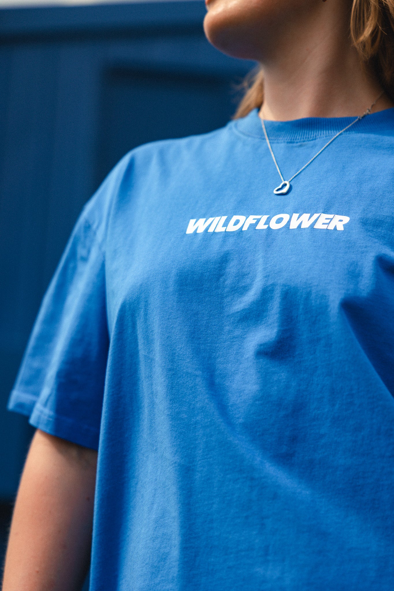 Blue Oversized Tee