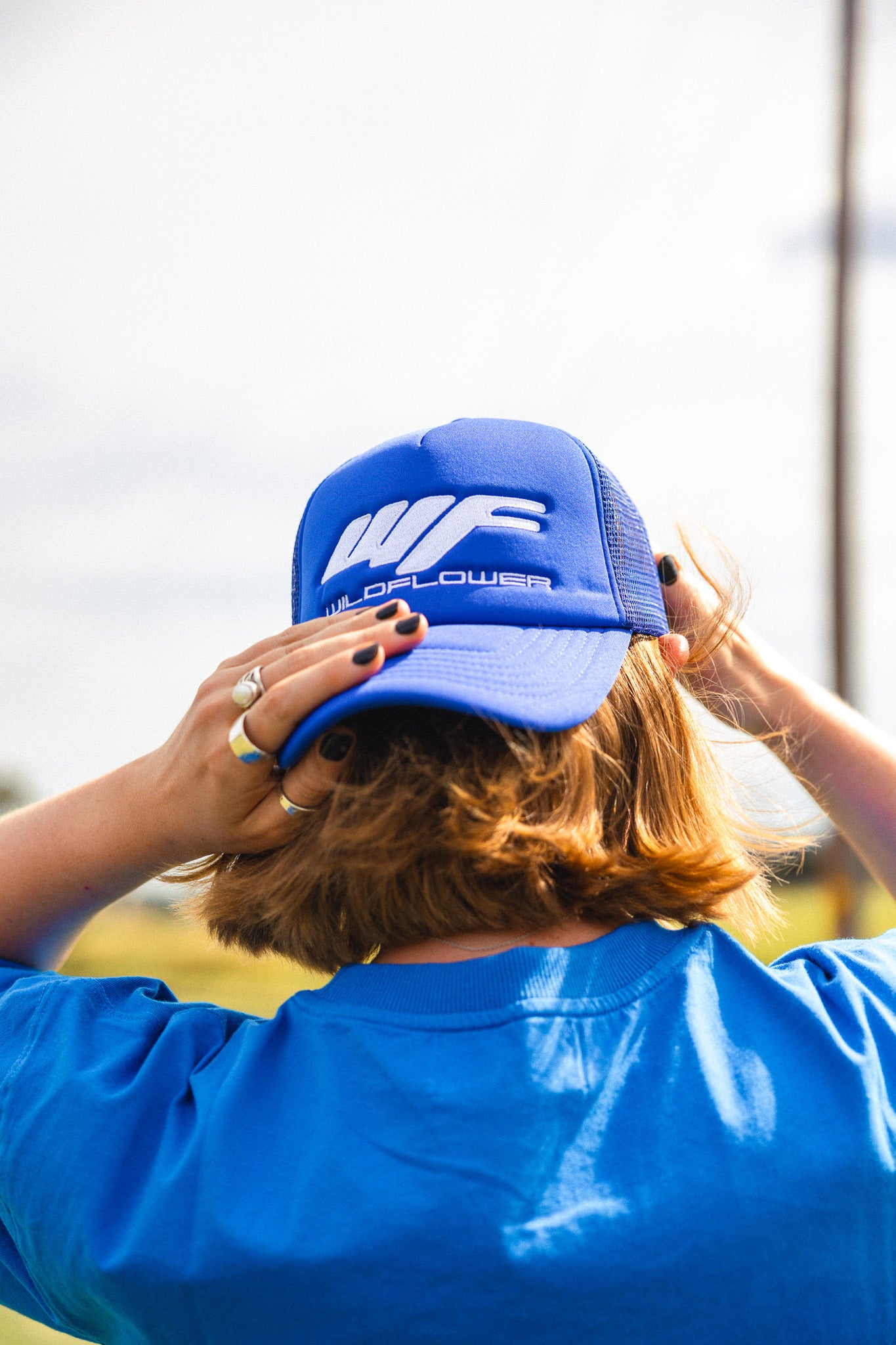 Blue Trucker Cap