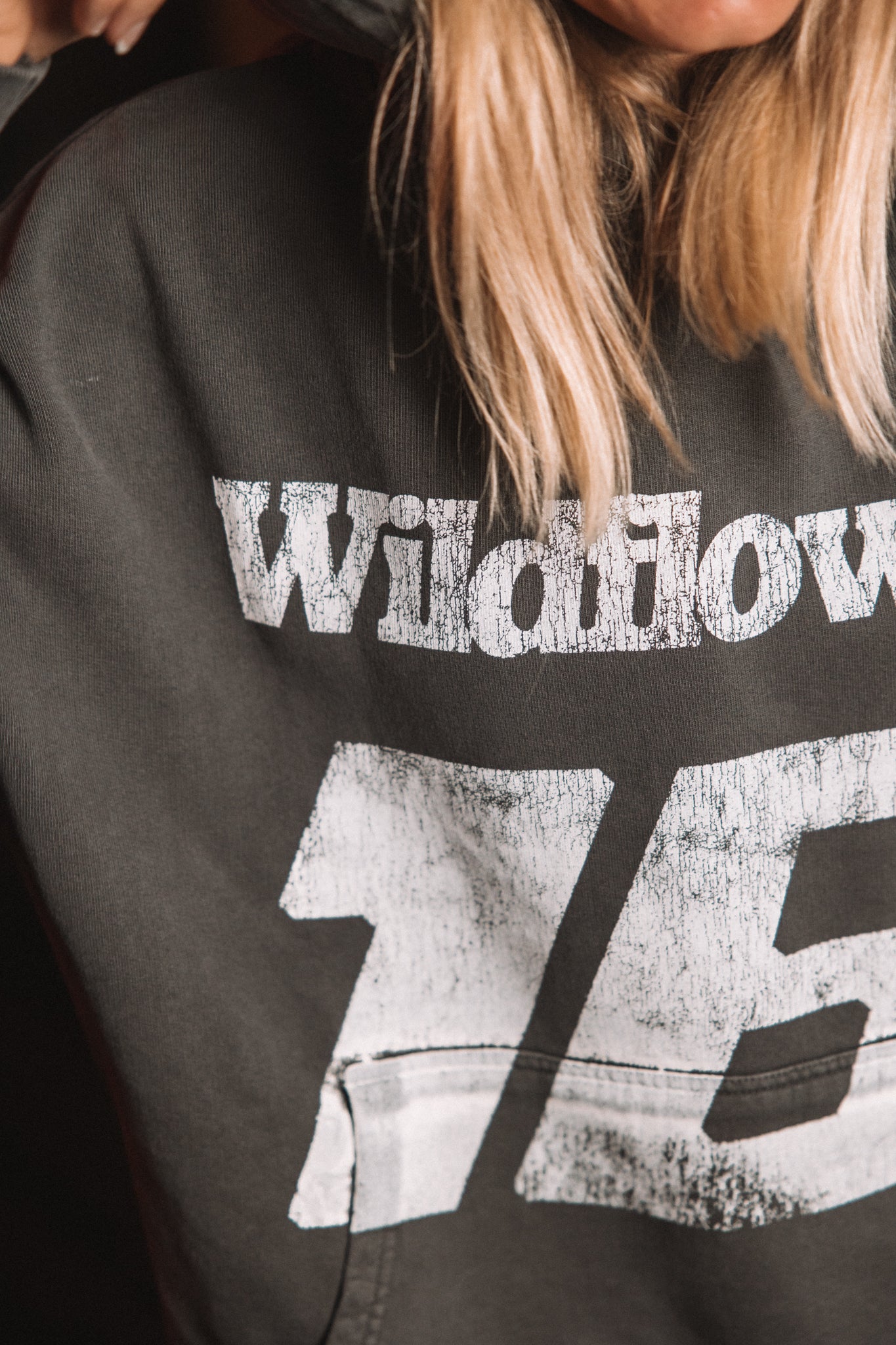 Wildflower Racing Hoodie | Washed Grey