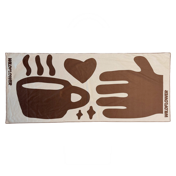 Beach Towel | Mocha | Wildflower Newcastle