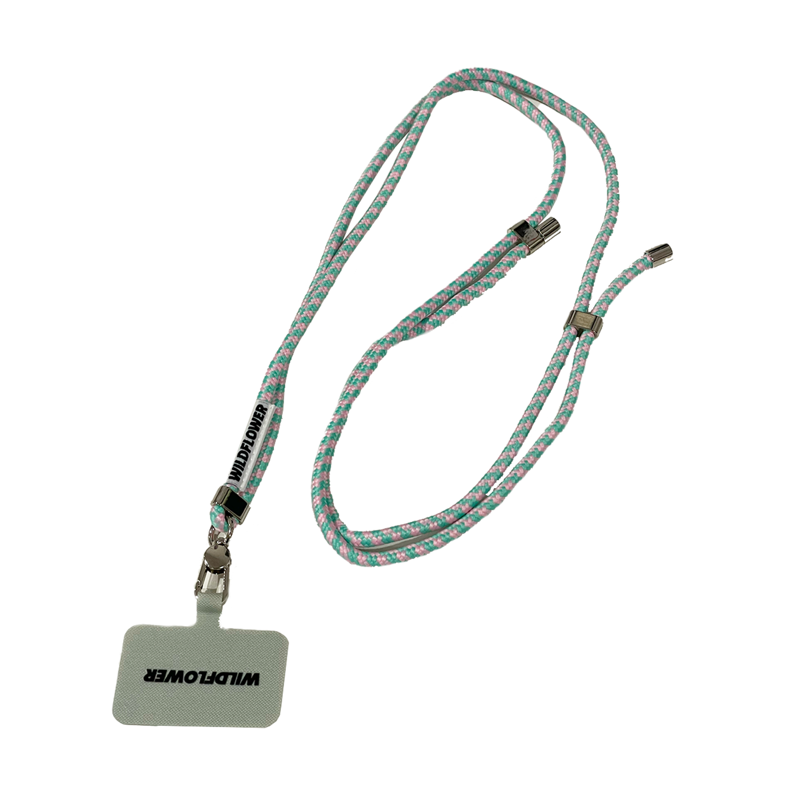 Cross Body Phone Strap | Pink / Green
