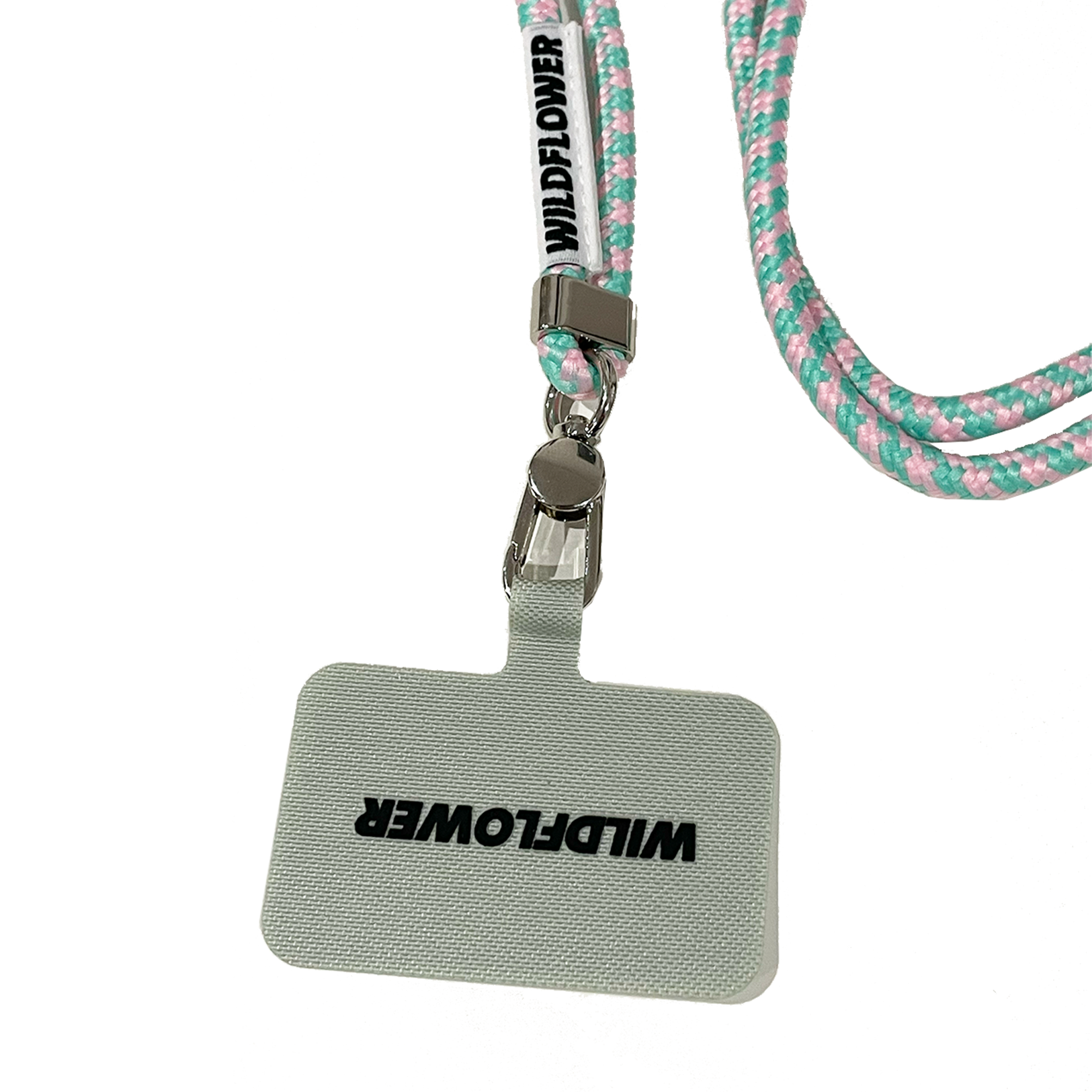 Cross Body Phone Strap | Pink / Green