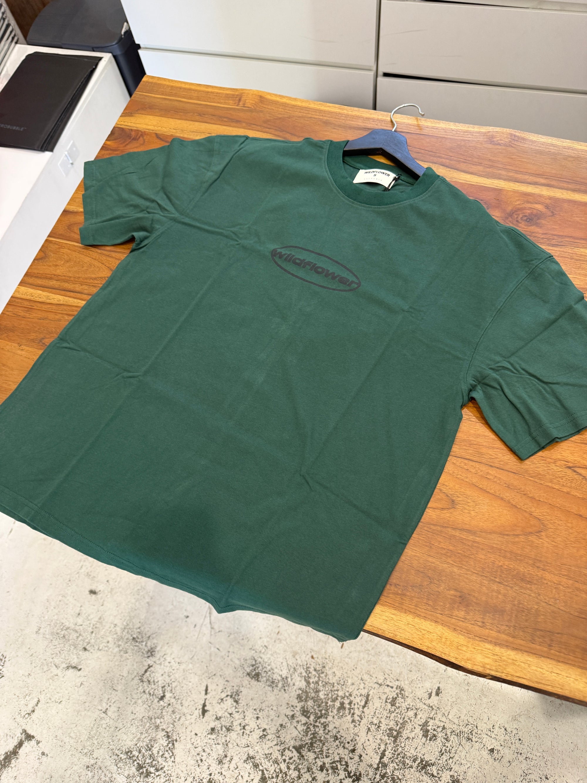 Deep Green Oversized Tee