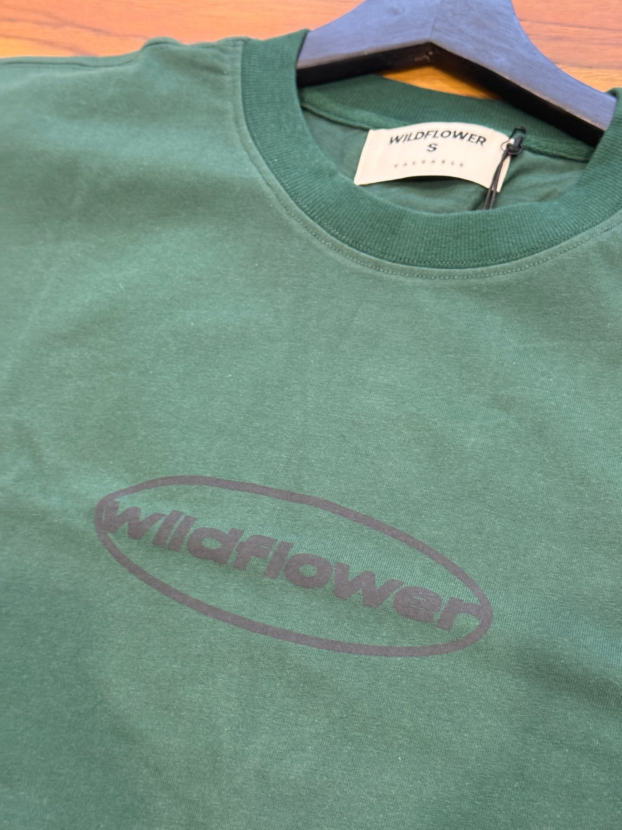 Deep Green Oversized Tee