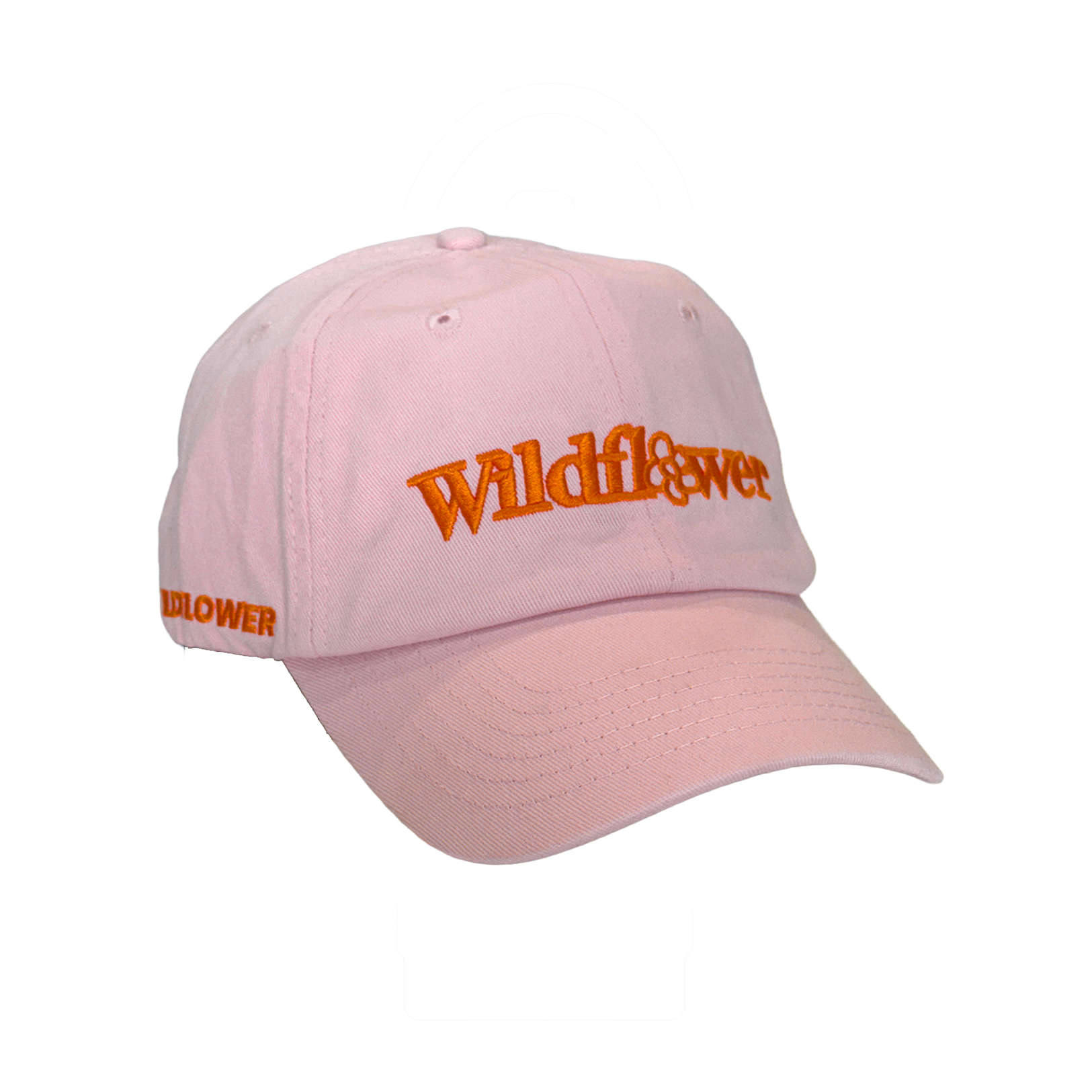 Pink Flower Cap | Pink & Orange