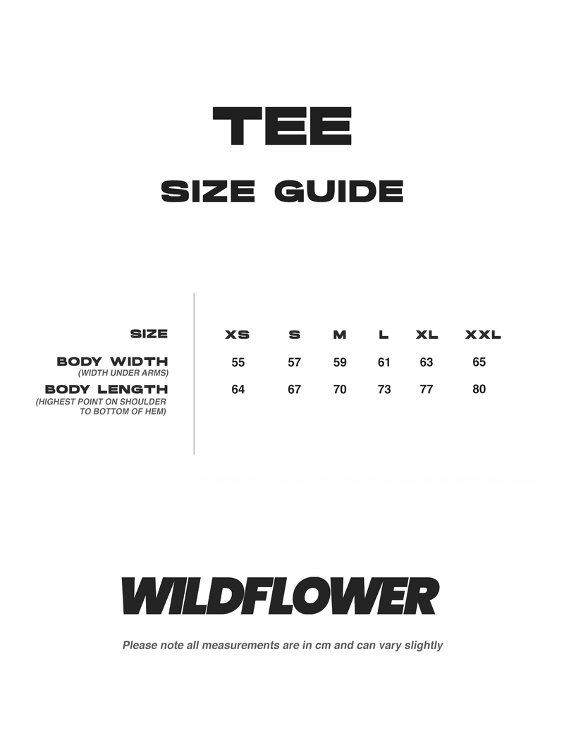 Size Guide for Special Delivery Tee | LIMITED