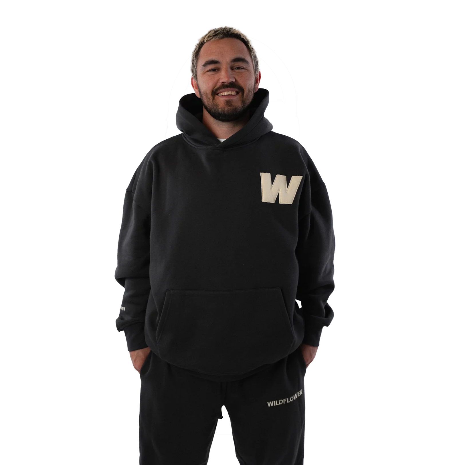 W Emblem Hoodie | Charcoal