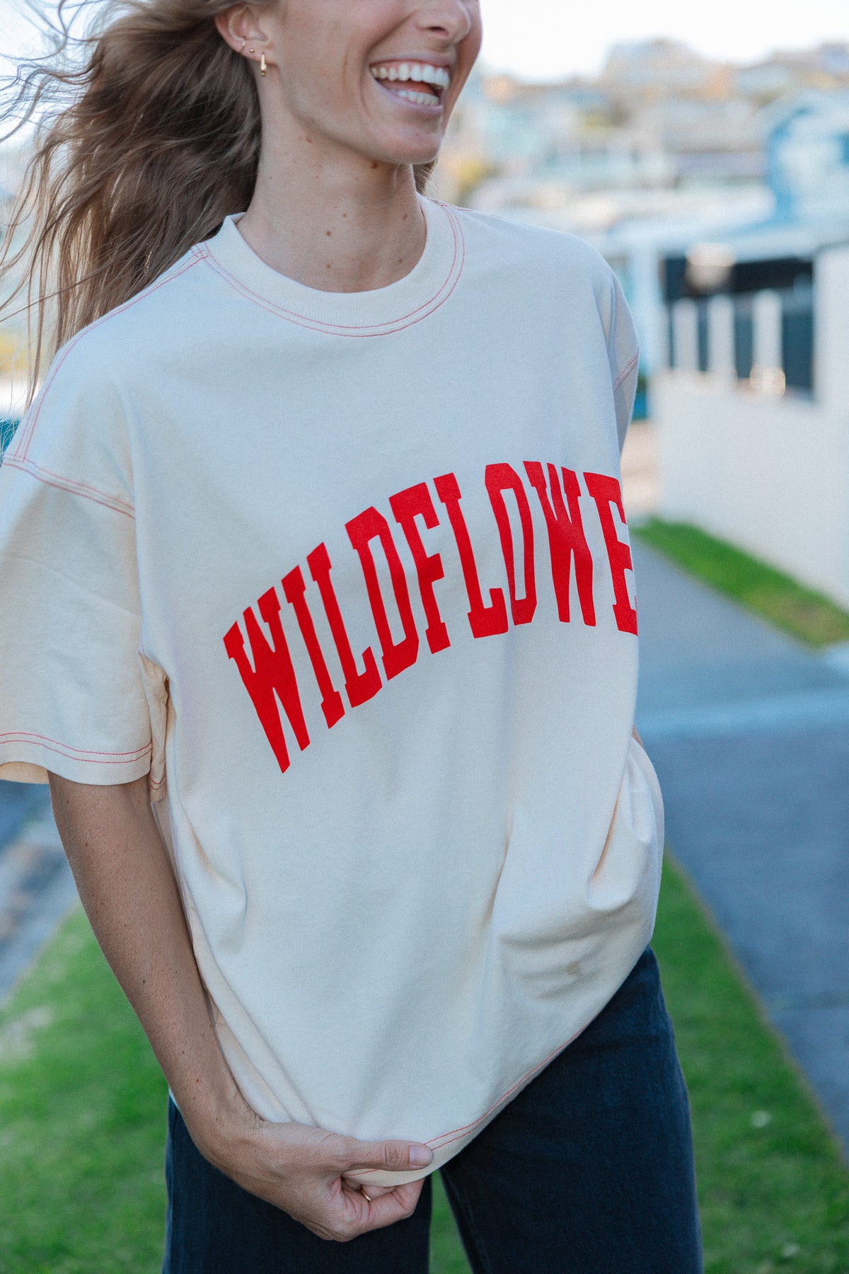 Varsity Tee | LIMITED, Wildflower Newcastle